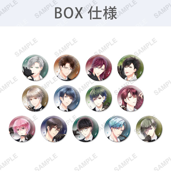 BOX仕様】トレーディング缶バッジ「Hands in Black」【警視庁・Revel