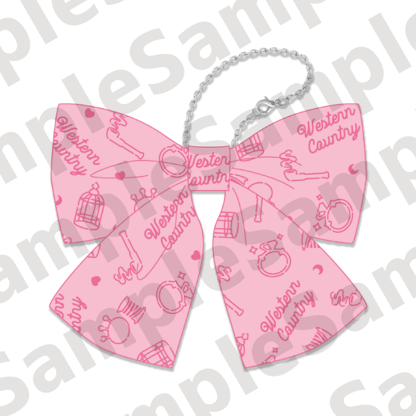 【再販売】リボンキーホルダー　西の国