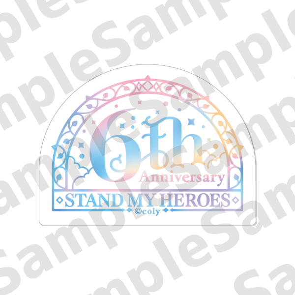 6th Anniversary ステッカー