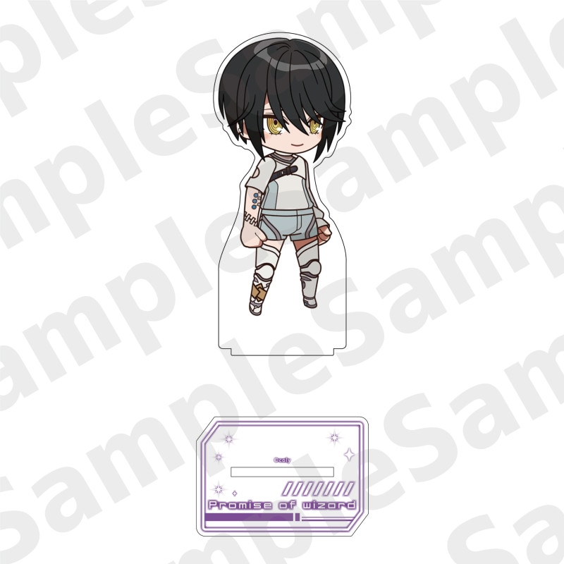 デカアクリルスタンド 「ネオン街の魔法使い」　ホワイト