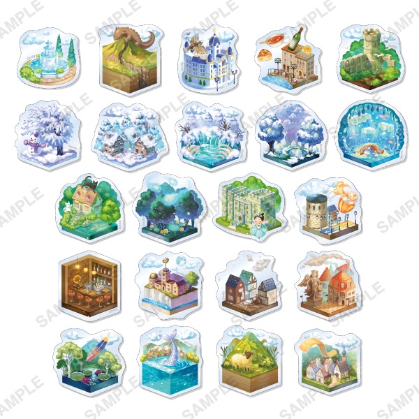 トレーディング立体クリアステッカー | 魔法使いの約束 4th