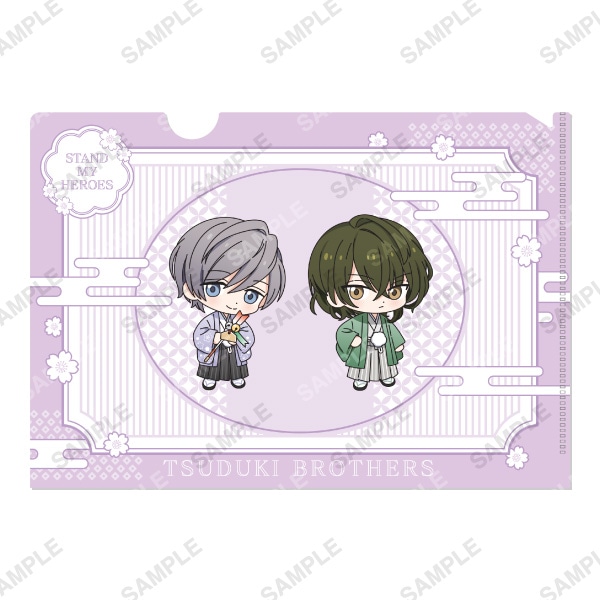 クリアファイル「着物すぺしゃる」都築兄弟