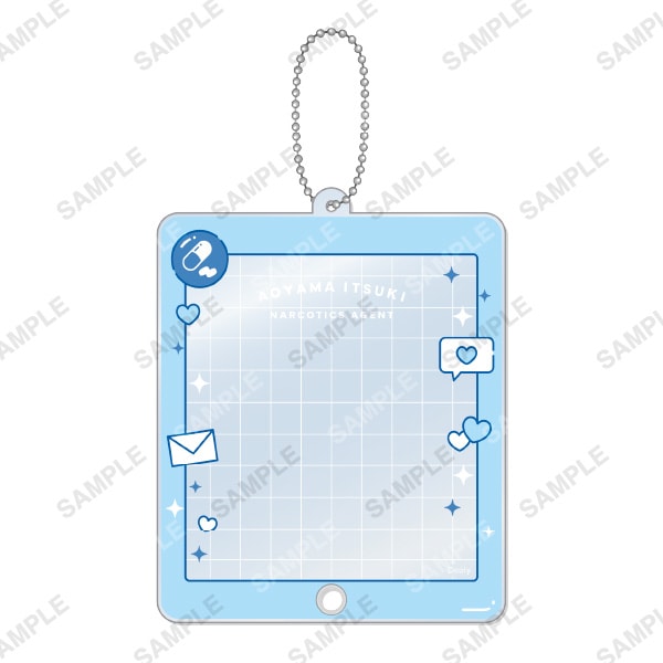 スライドアクリルチャーム 青山樹