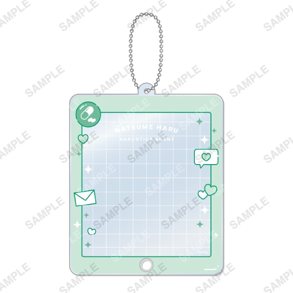 スライドアクリルチャーム 夏目春