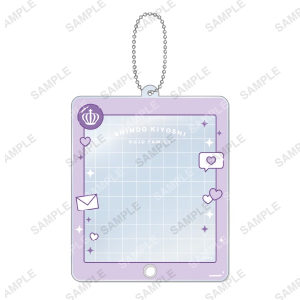 スライドアクリルチャーム 新堂清志