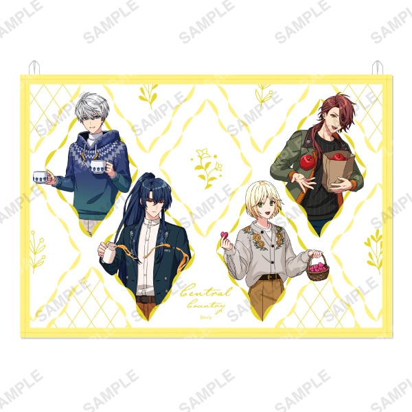 ファブリックポスター「STORIES OF WIZARDS 第二弾」中央の国