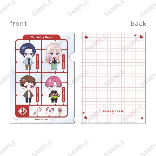 クリアファイル「カジュアル mini」強行部