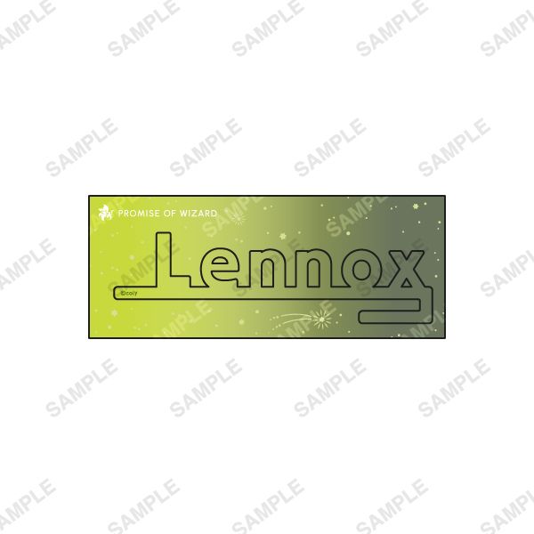 coly cafe! 魔法使いの約束 アクリルグラスマーカー レノックス