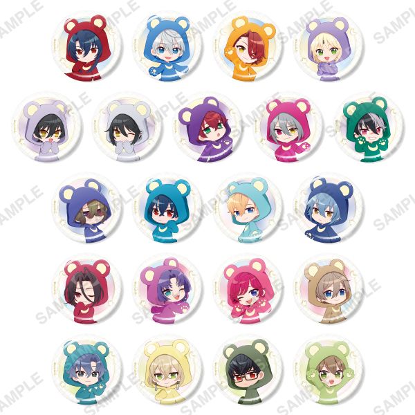 ミニキャラ トレーディング缶バッジ