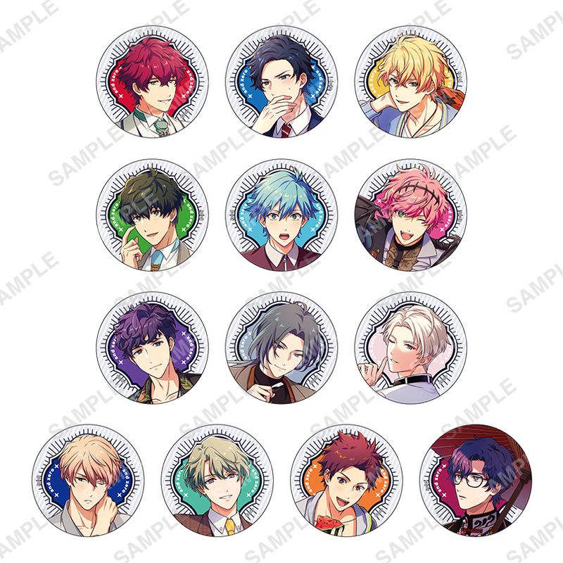 トレーディンググリッター缶バッジ