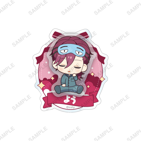 スタンドマイヒーローズ』アクリルバッジ「おやすみシリーズ」大谷羽鳥