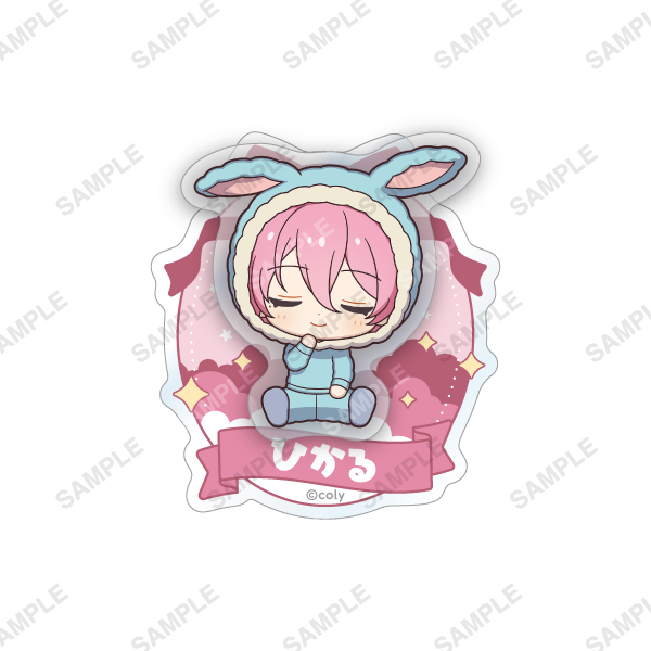 『スタンドマイヒーローズ』アクリルバッジ「おやすみシリーズ」可愛ひかる