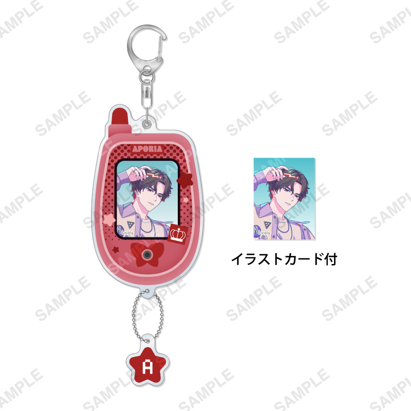 ガラケースライドアクリルキーホルダー「Dreamy Jam」立科吏来