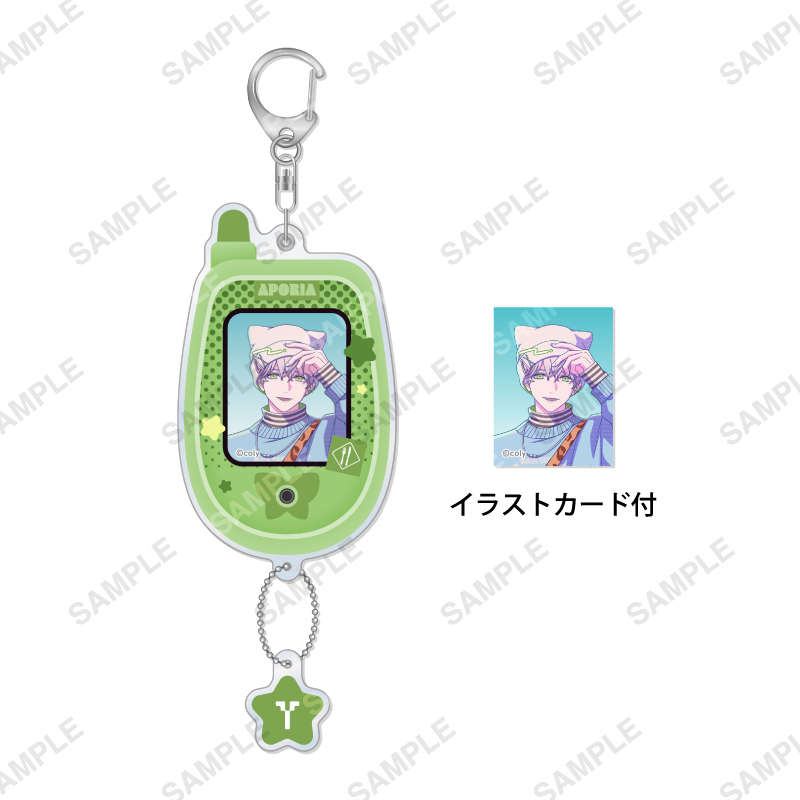 ガラケースライドアクリルキーホルダー「Dreamy Jam」城瀬由鶴