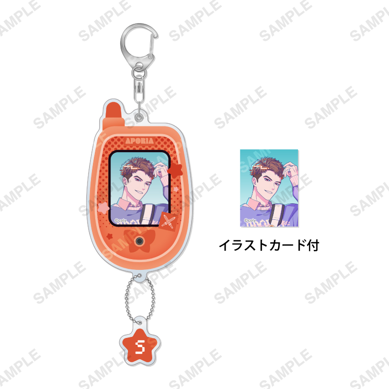 ガラケースライドアクリルキーホルダー「Dreamy Jam」立科吏来