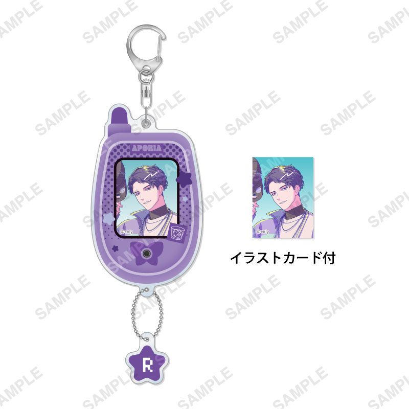 ガラケースライドアクリルキーホルダー「Dreamy Jam」立科吏来