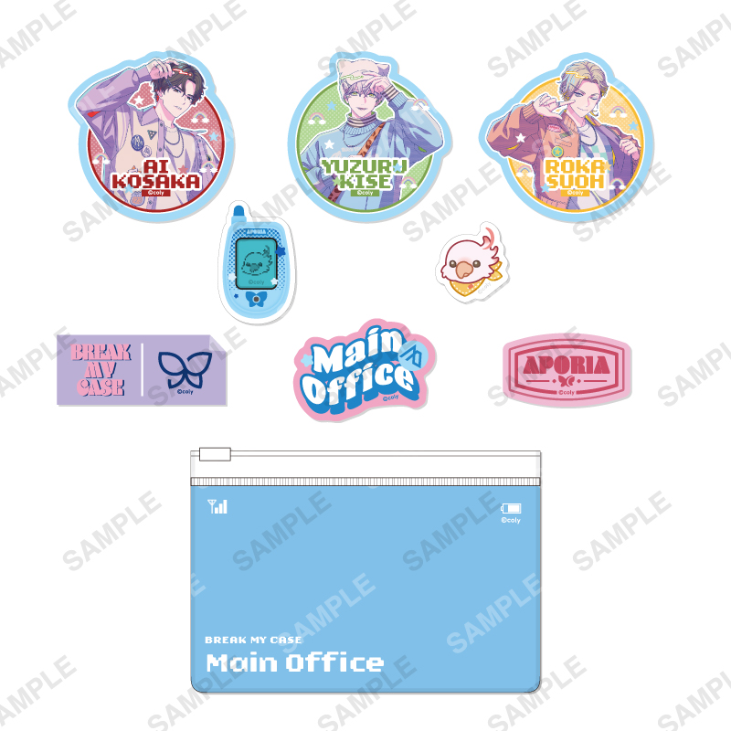 スライダーケース付きステッカーセット「Dreamy Jam」本部