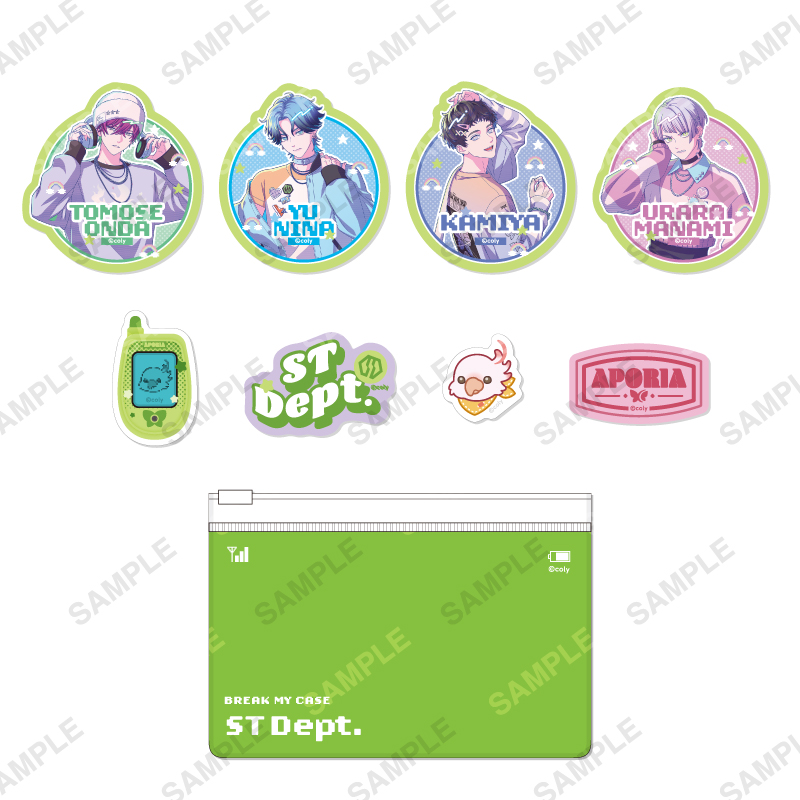 スライダーケース付きステッカーセット「Dreamy Jam」特務部