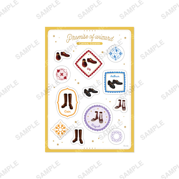 クリアステッカーシート 中央の国