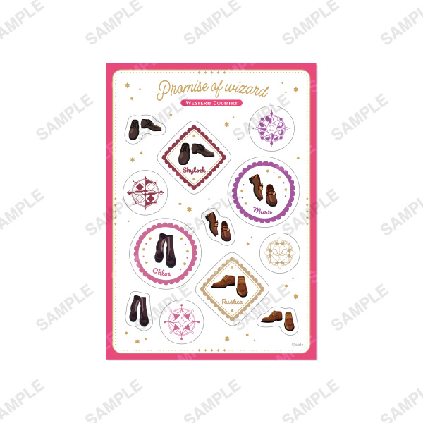 クリアステッカーシート 西の国