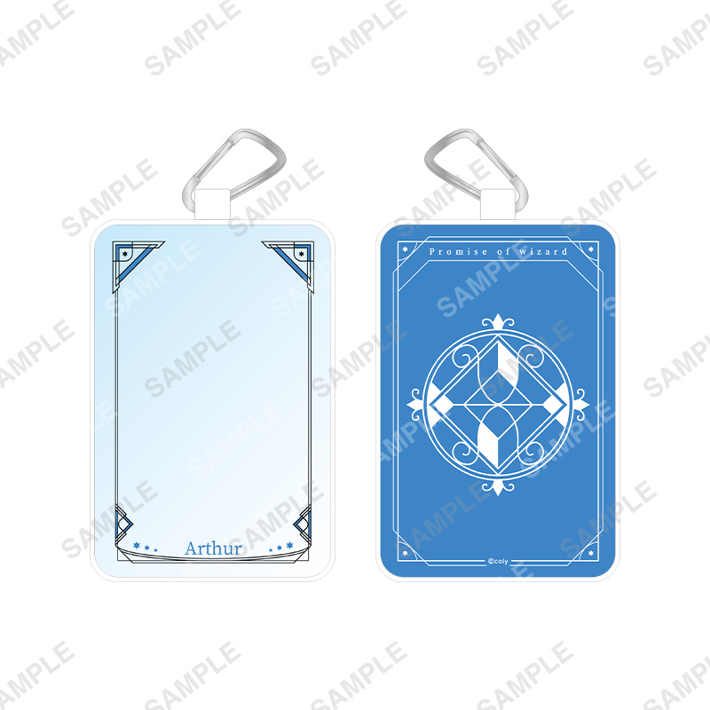 カラビナ付きクリアポーチ アーサー