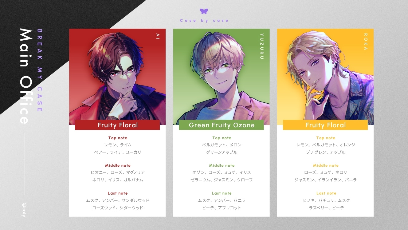 Case by case 須王芦佳 | ブレイクマイケース 1st Anniversary | coly