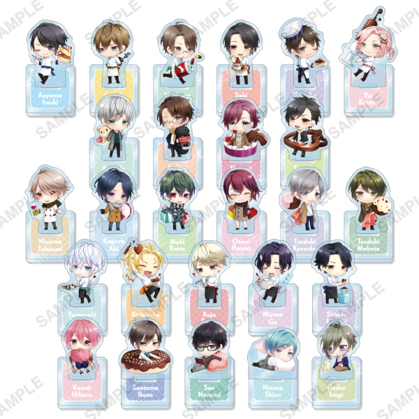 トレーディングアクリルスタンド「Bitter&Sweet」