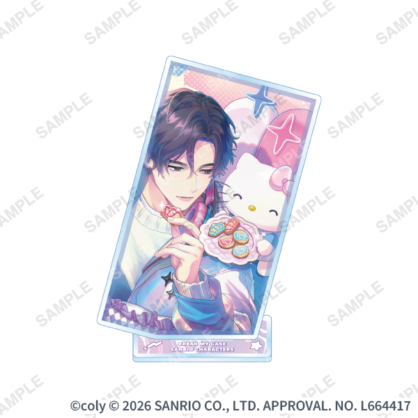 カード型デザインアクリルスタンド「Welcome! KAWAII Cafe♡ Aporia × Sanrio characters」皇坂逢×ハローキティ