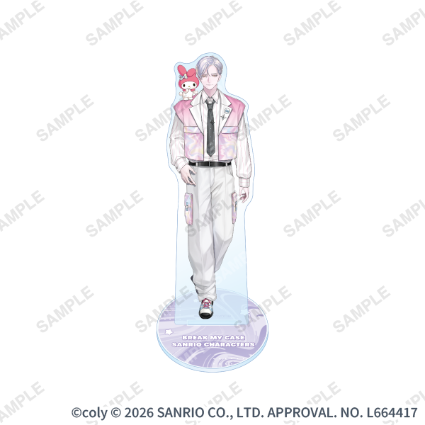 アクリルスタンド「Welcome! KAWAII Cafe♡ Aporia × Sanrio characters」祠堂恭耶×マイメロディ